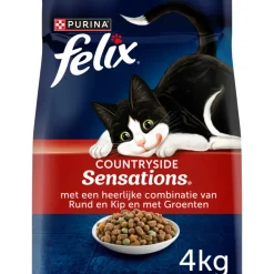 Kattenvoer<Felix Kattenvoer Countryside Sensations 4 kg