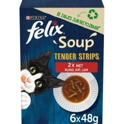 Soup Rund - Kip Selectie 6 x 48 gr^Felix Discount