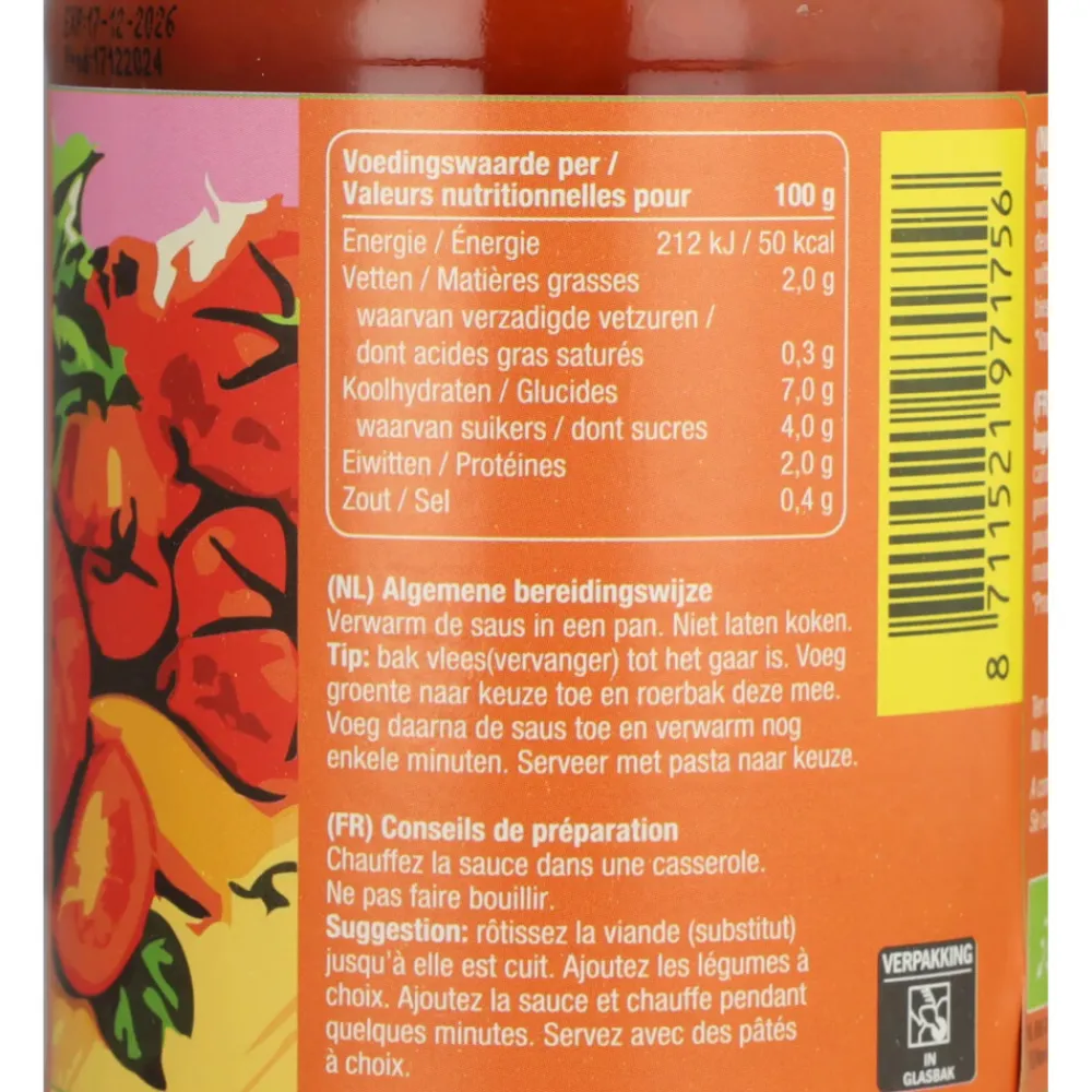 Soepen & Sauzen<Fertilia Pastasaus Traditionale Biologisch 350 gr