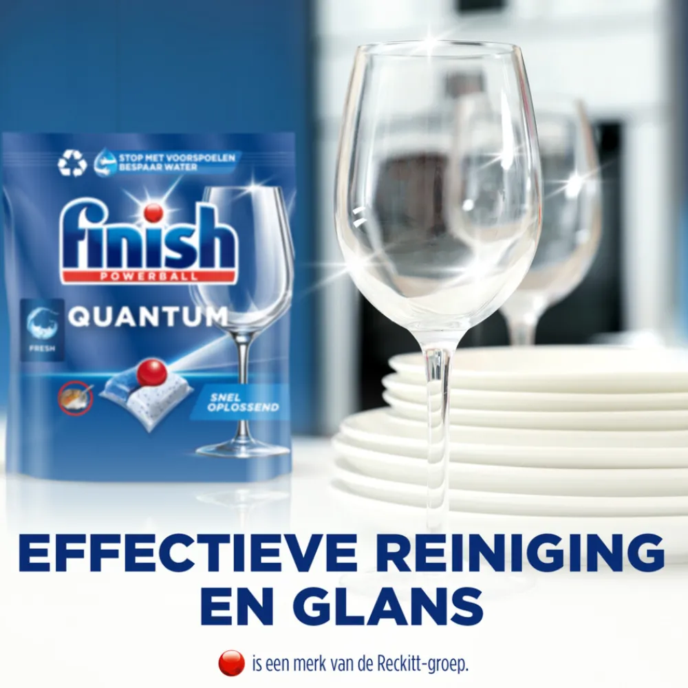 Vaatwastabletten Quantum All-in-1 Regular 44 stuks^Finish Best