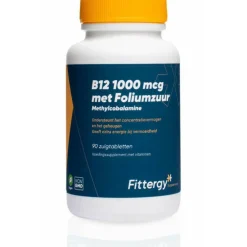 Online B12 1000mcg Met Foliumzuur 90 zuigtabletten Vitaminen