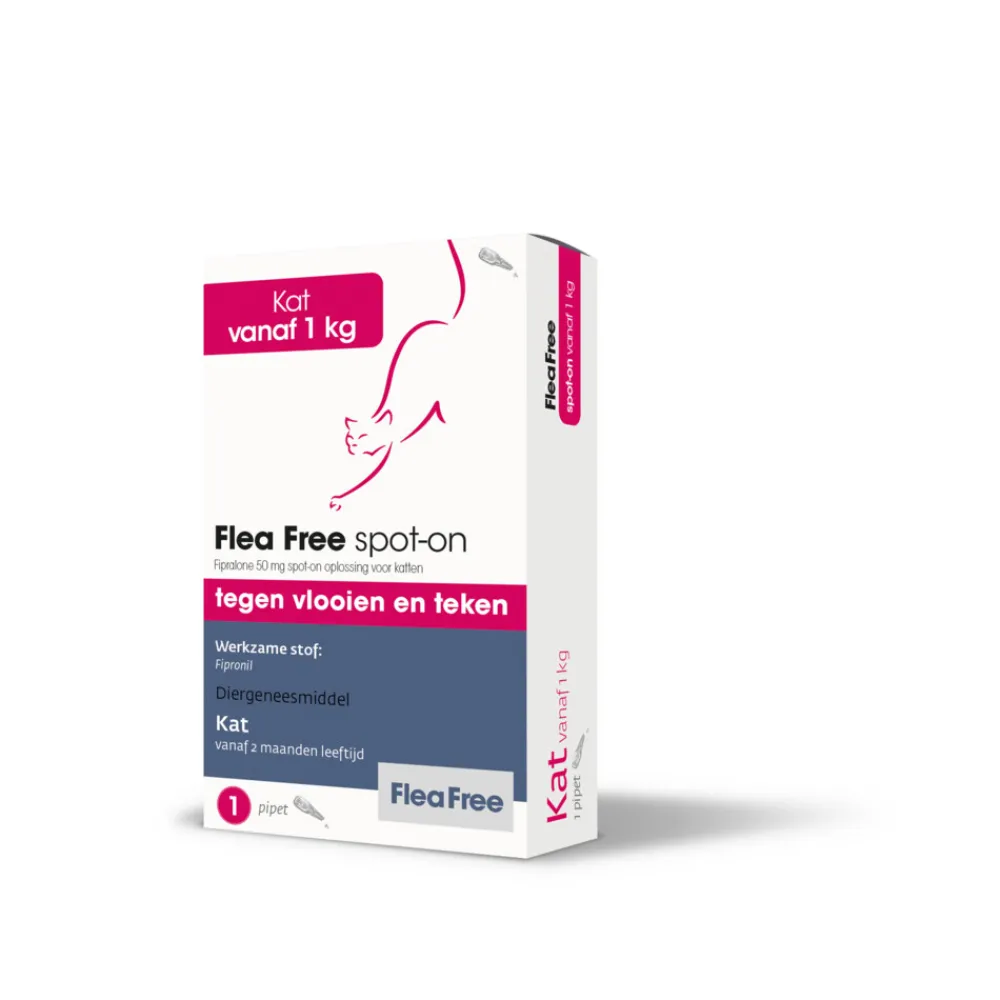 Spot-On Anti Vlooiendruppels Kat vanaf 1 kg^Flea Free Online