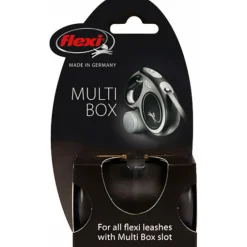 Halsbanden & Uitlaten<Flexi Poepzakhouder - Snackbox Zwart