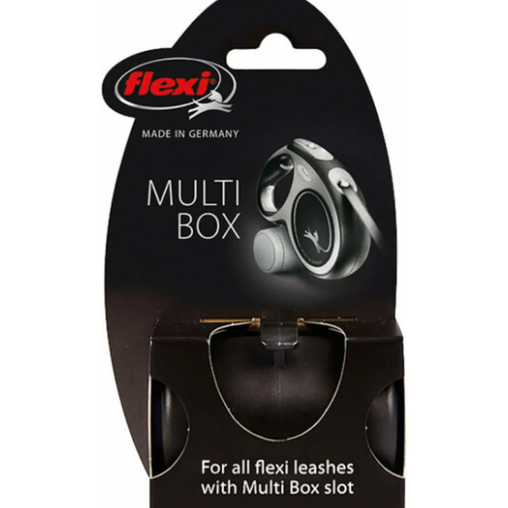 Halsbanden & Uitlaten<Flexi Poepzakhouder - Snackbox Zwart