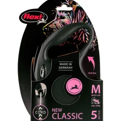 Rollijn Classic Koord 5 mtr tot 20 kg Zwart^Flexi New