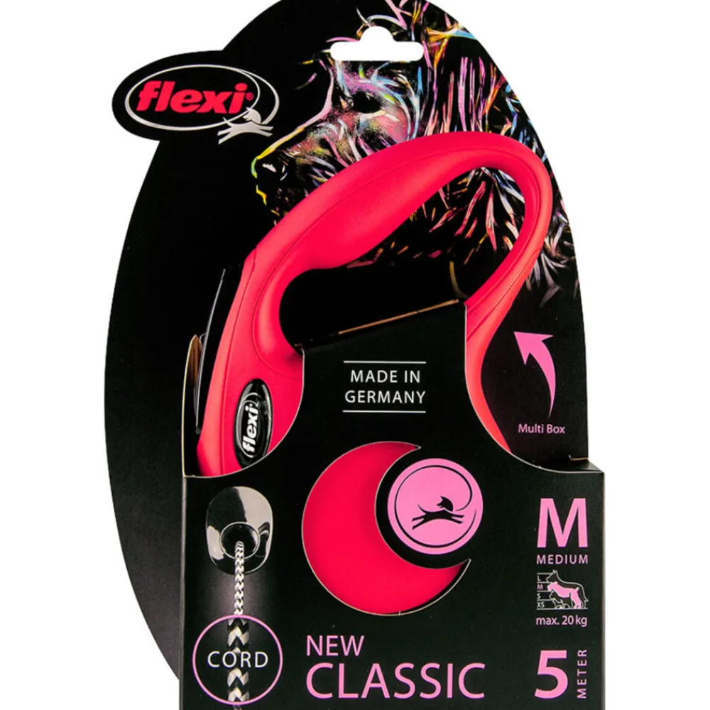 Rollijn Classic Koord 5 mtr tot 20 kg Rood^Flexi Discount