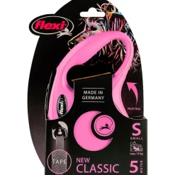 Sale Rollijn Classic Tape 5 mtr tot 15 kg Roze Halsbanden & Uitlaten