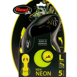Clearance Rollijn New Comfort Tape 5 mtr tot 50 kg Neon Halsbanden & Uitlaten