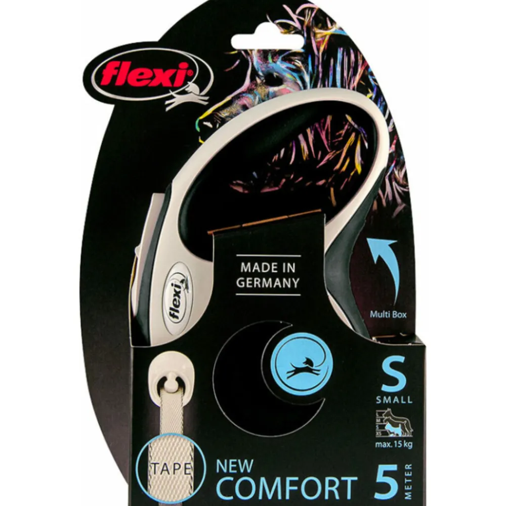 Discount Rollijn New Comfort Tape 5 mtr tot 15 kg Zwart Halsbanden & Uitlaten