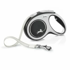 Halsbanden & Uitlaten<Flexi Rollijn New Comfort Tape 5 mtr tot 25 kg Zwart