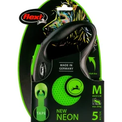 Rollijn New Neon Tape 5 mtr tot 25 kg Groen^Flexi Hot