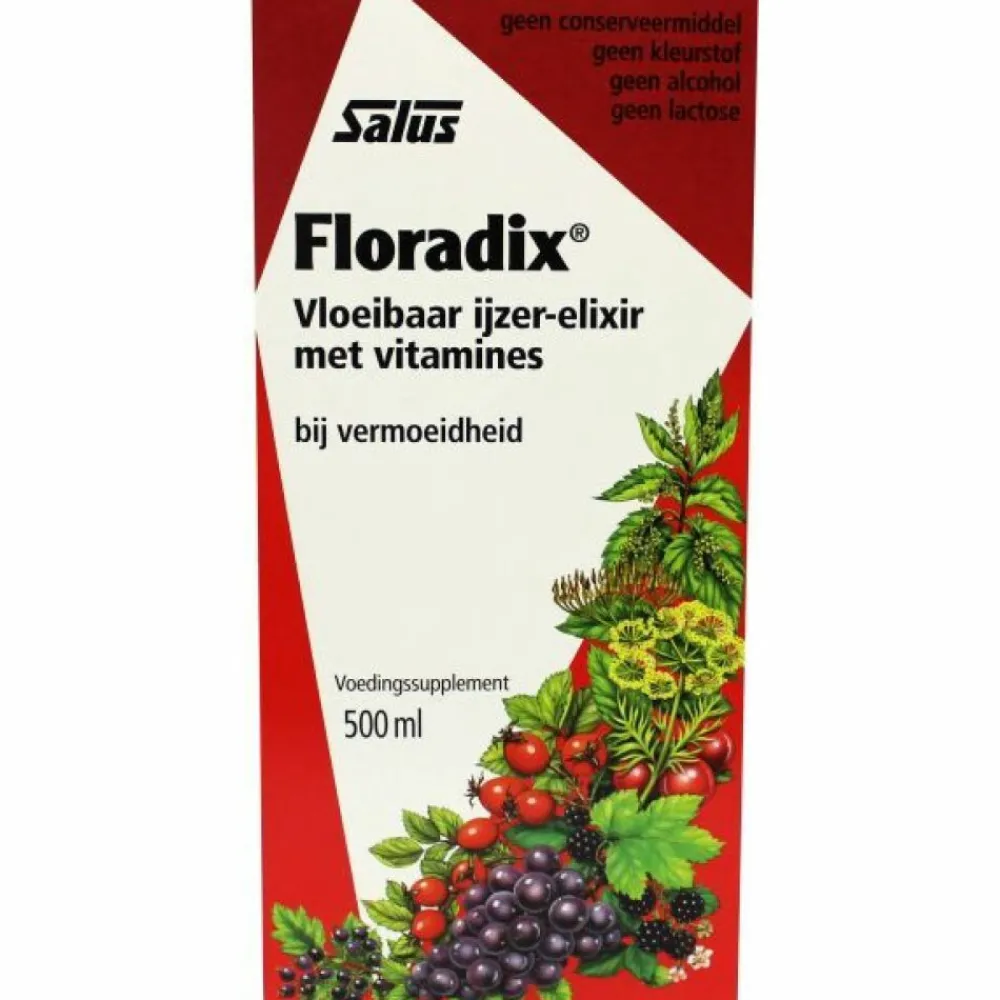 Clearance Vloeibaar Ijzer-Elixer met Vitamines 500 ml Mineralen