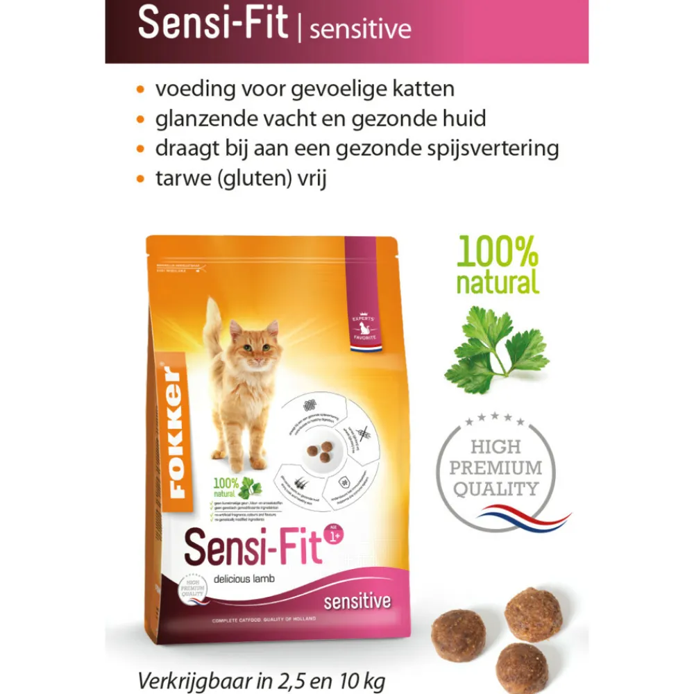 Kattenvoer<Fokker Sensi Fit Kattenvoer 10 kg