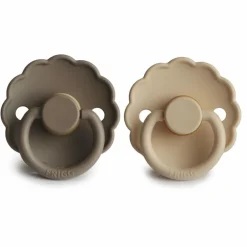 New Fopspeen Daisy maat 2 6-18 mnd Croissant Portobello 2 stuks Flessen & Spenen