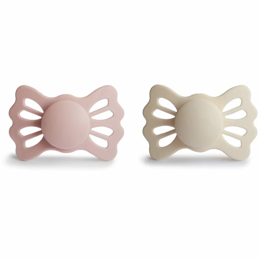 Flessen & Spenen<Frigg Fopspeen Lucky maat 2 6-18 mnd Cream Blush 2 stuks