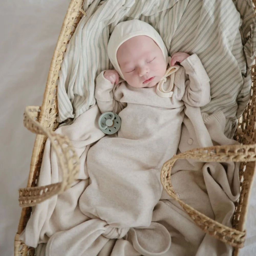 Flessen & Spenen<Frigg Fopspeen Moon maat 2 6-18 mnd Cream Sage 2 stuks