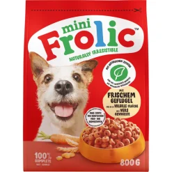 Hondenvoer<Frolic Droog Mini Gevogelte 800 gr