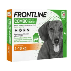Hot Combo Spot On Anti Vlooien en Teken Druppels Hond 2 - 10 kg 6 pipetten Vlo, Teek & Worm