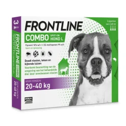 Combo Spot On Anti Vlooien en Teken Druppels Hond L 3 pipetten^Frontline Clearance