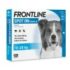 Spot On Anti Vlooien en Teken Druppels Hond 10 - 20 kg 6 pipetten^Frontline New