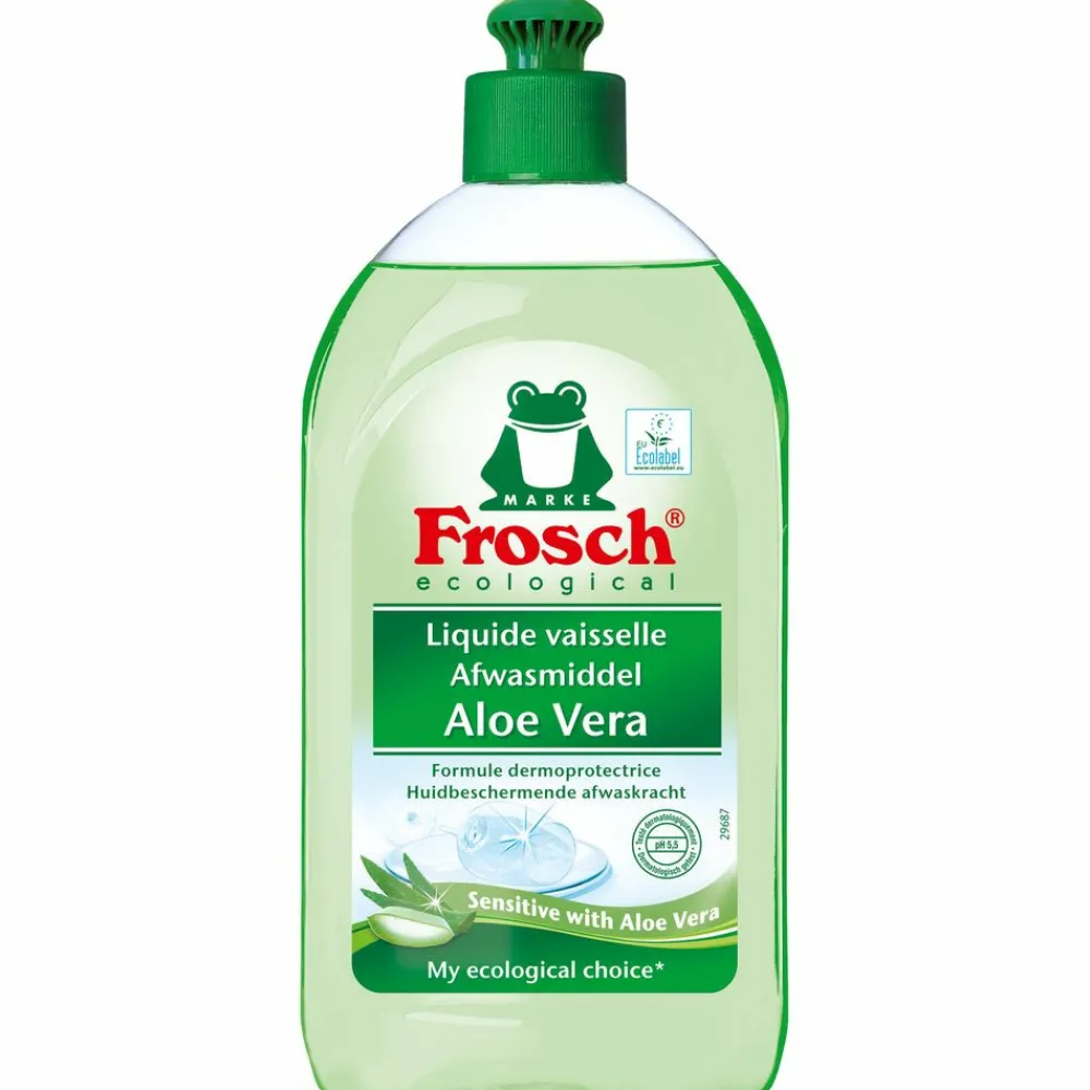 Handafwas<Frosch Afwasmiddel Aloë Vera 500 ml