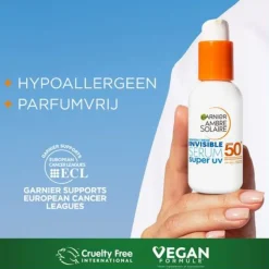 Ambre Solaire Face Super UV Invisible Serum SPF 50+ 30 ml^Garnier Hot