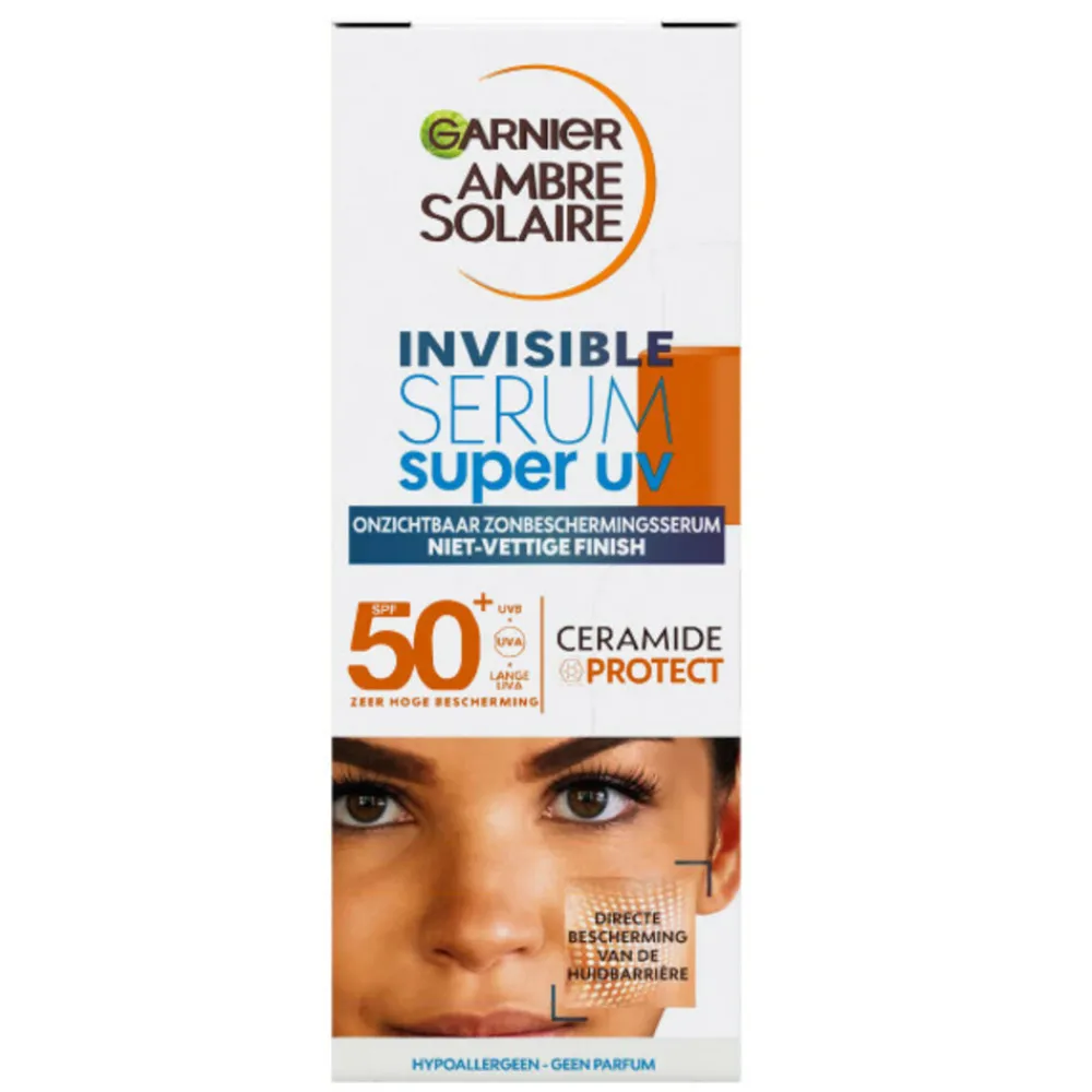 Ambre Solaire Face Super UV Invisible Serum SPF 50+ 30 ml^Garnier Hot