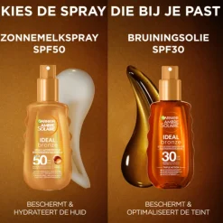 Outlet Ambre Solaire Ideal Bronze Beschermende Melkspray SPF 50 150 ml Zonbescherming