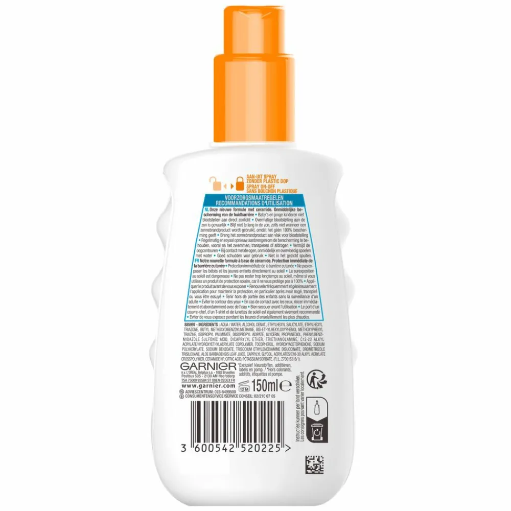 Ambre Solaire Sensitive Expert+ Kids Zonnebrandspray SPF 50+ 150 ml^Garnier Best