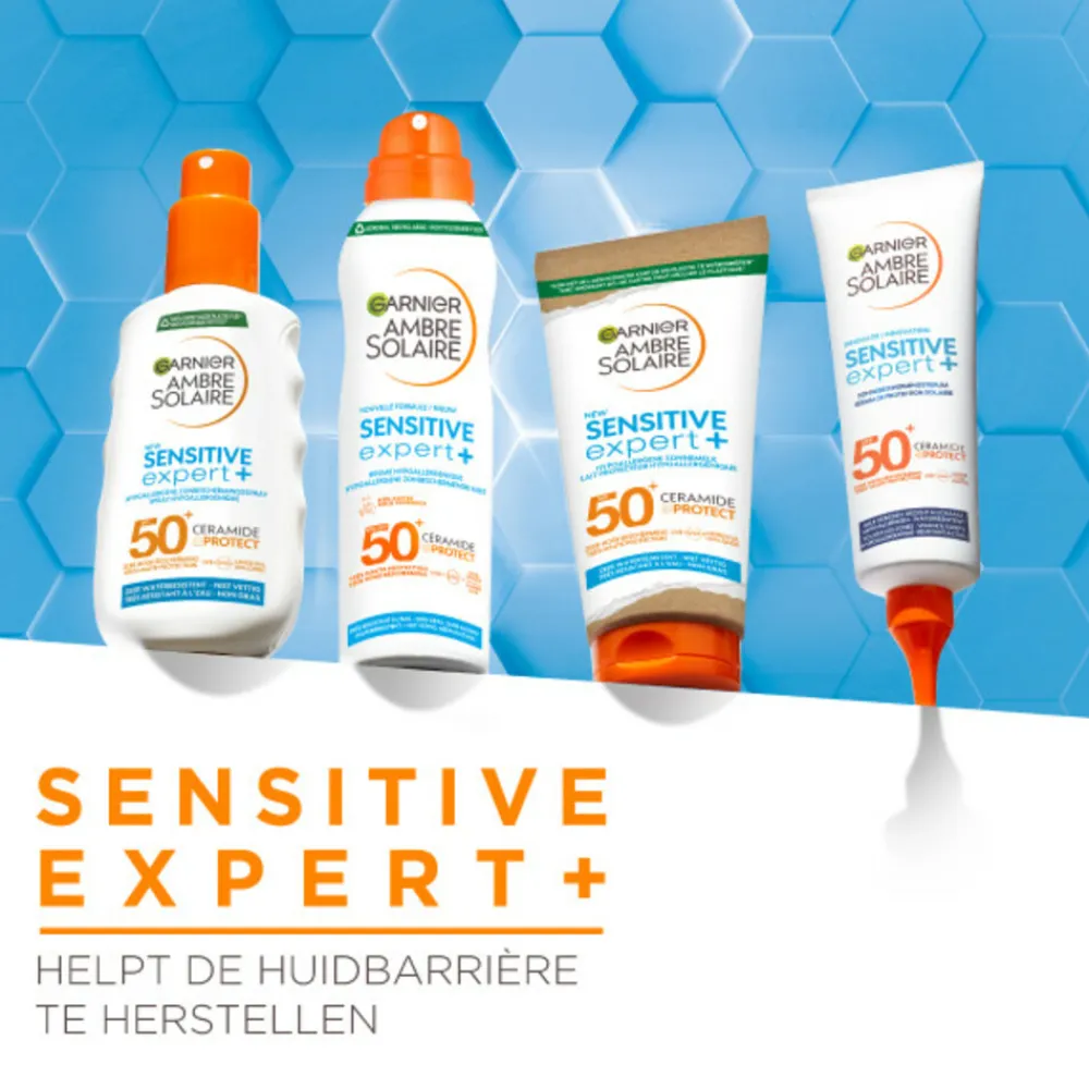 Ambre Solaire Sensitive Expert+ Kids Zonnebrandspray SPF 50+ 150 ml^Garnier Best