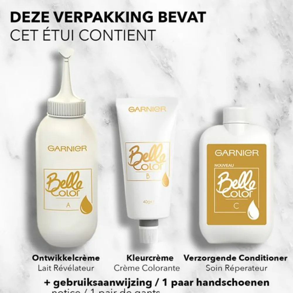 New Belle Color Permanente Crèmekleuring 63 Goudblond Haarkleuring