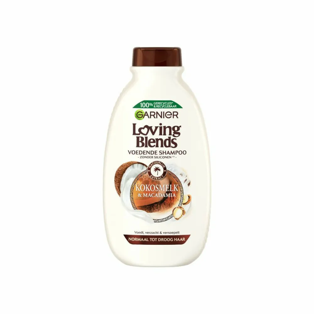 Loving Blends Kokosmelk en Macadamia Shampoo - 2x 300 ml & Conditioner 2x 250 ml - Pakket^Garnier Best