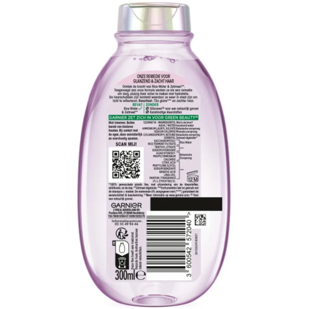 Loving Blends Rice Water Shampoo 300 ml^Garnier Clearance