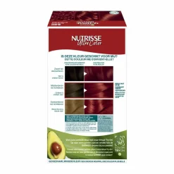 Online Nutrisse Ultra Color Permanente Haarkleuring 6.60 Vurig Rood Haarkleuring