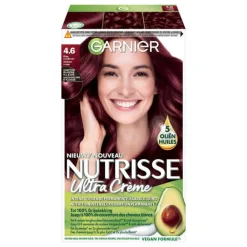 Haarkleuring<Garnier Nutrisse Ultra Crème Permanente Haarkleuring 4.6 Diep Rood Middenbruin