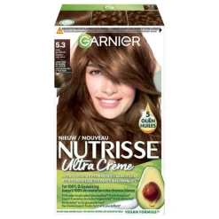 Nutrisse Ultra Crème Permanente Haarkleuring 5.3 Licht goudbruin^Garnier Online