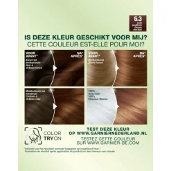 Nutrisse Ultra Crème Permanente Haarkleuring 5.3 Licht goudbruin^Garnier Online