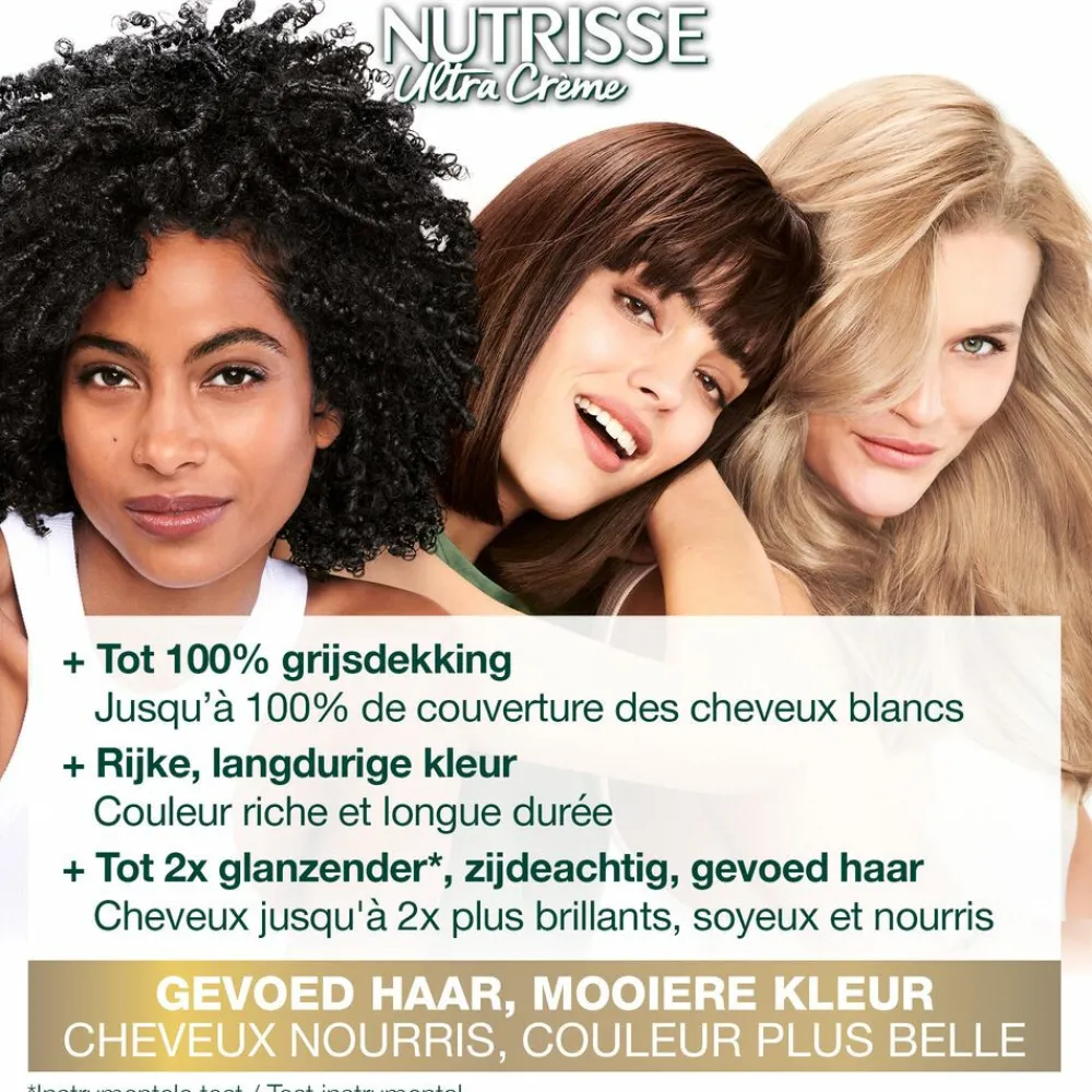 Haarkleuring<Garnier Nutrisse Ultra Crème Permanente Haarkleuring 4.0 Middenbruin