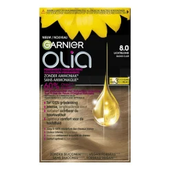 Haarkleuring<Garnier Olia Permanente Crèmekleuring 8.0 Licht Blond