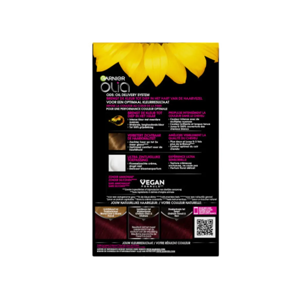 Olia Permanente Crèmekleuring 4.62 Donker Granaatrood^Garnier Sale