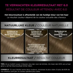 New Olia Permanente Crèmekleuring 6.0 Donkerblond Haarkleuring