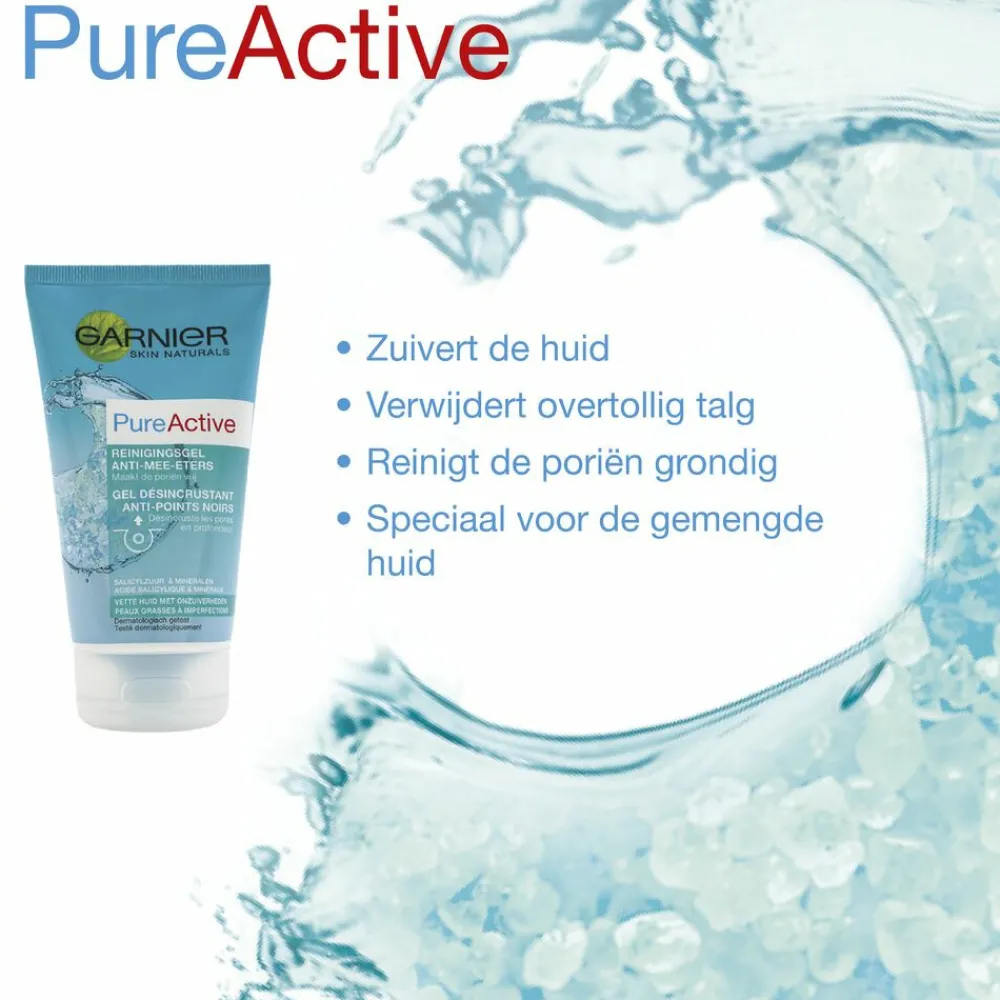 Reiniging<Garnier PureActive Dagelijkse Scrub 150 ml