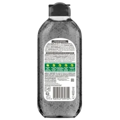 Clearance SkinActive Micellair Reinigingswater Jelly-water Alles-in-1 met Charcoal 400 ml Make-Up Remover|Reiniging