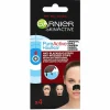 Masker<Garnier SkinActive Pure Active Charcoal Neusstrips 4 stuks