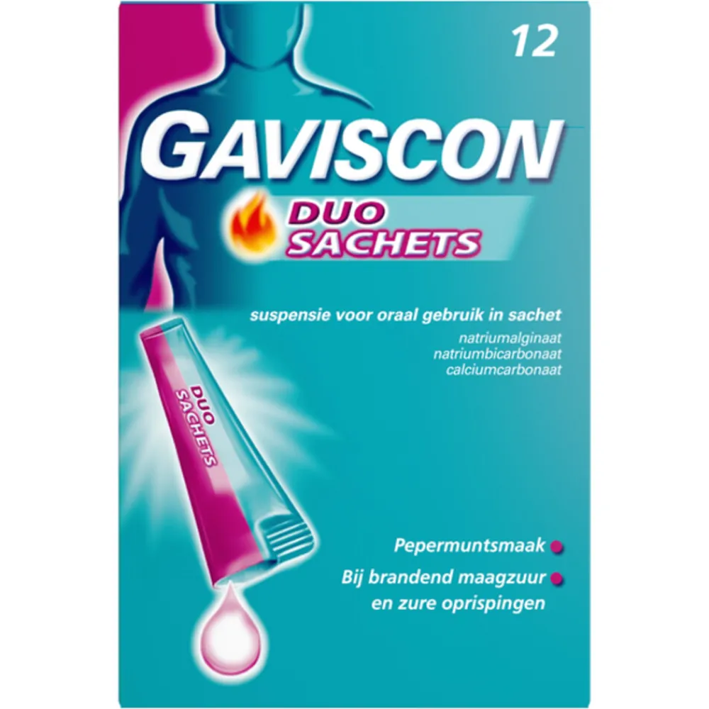 Duo Sachet 12 stuks^Gaviscon Outlet