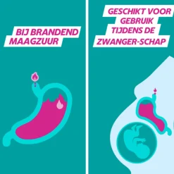 Maag & Darm<Gaviscon 250 mg Pepermunt Kauwtabletten 16 tabletten