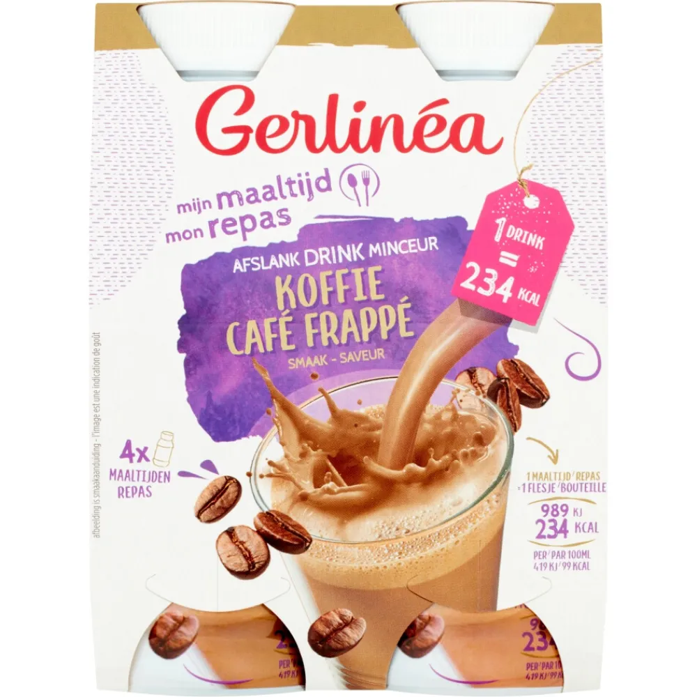 Dranken<Gerlinea Mijn Maaltijd Afslank Drink Koffie 4 x 236 ml