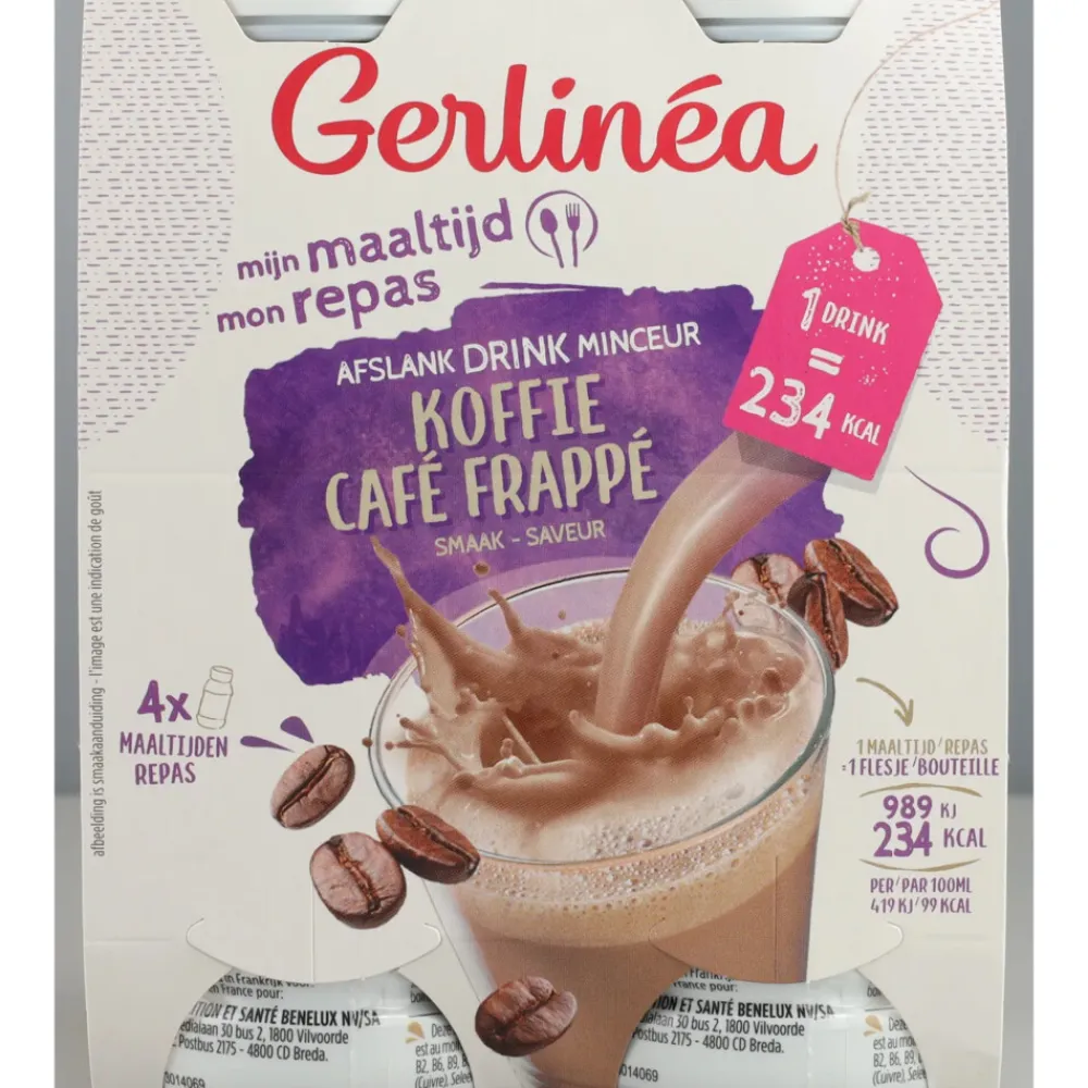 Dranken<Gerlinea Mijn Maaltijd Afslank Drink Koffie 4 x 236 ml