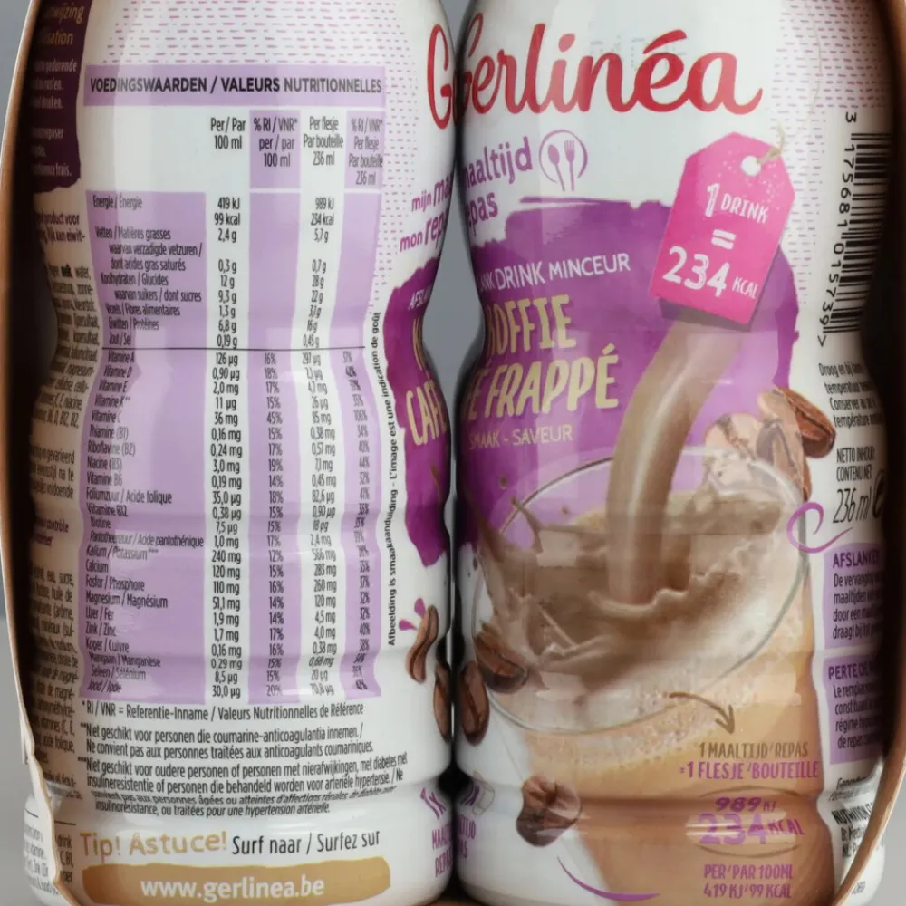 Dranken<Gerlinea Mijn Maaltijd Afslank Drink Koffie 4 x 236 ml