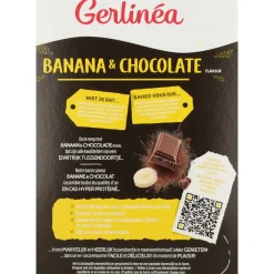 Maaltijdvervangers|Snacks & Tussendoortjes<Gerlinea Repen Banaan & Chocolade 12x31 gr